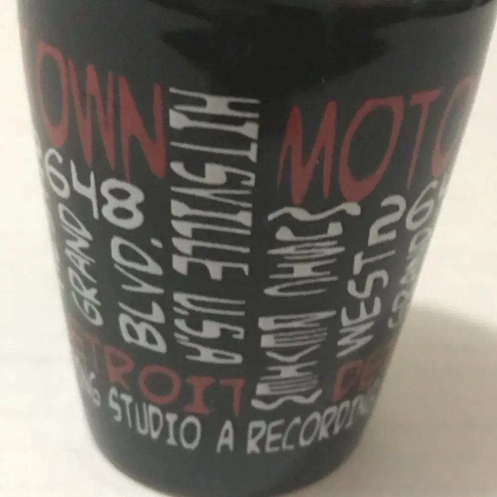 Motown Records Black Shot Glass